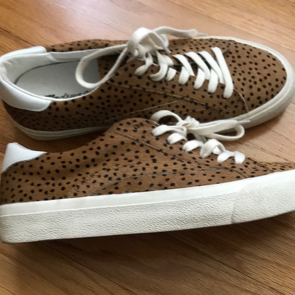 MADEWELL Sidewalk Low Top SNEAKER Shoe SPOT DOT 8M - Picture 1 of 6